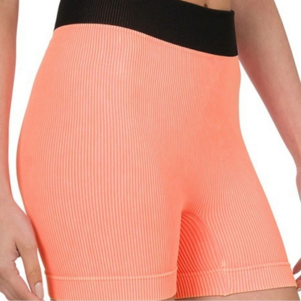 NWOT Zenana Ribbed Shorts